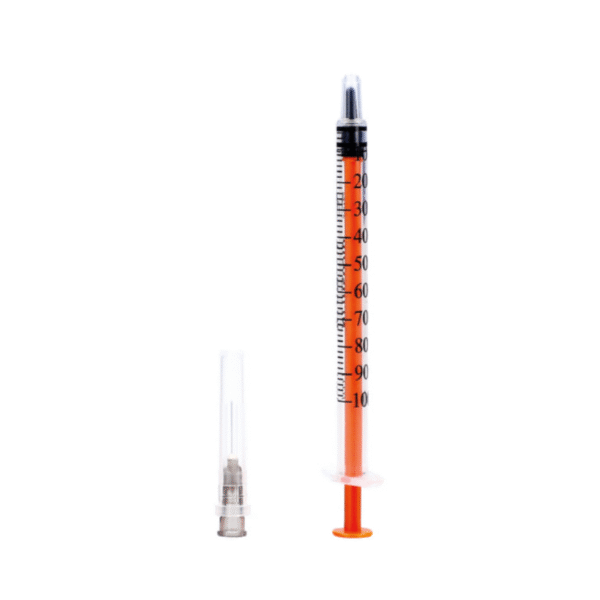 Инсулинови Спринцовки 1 ml U-100 с Игла 27G (100 бр.)