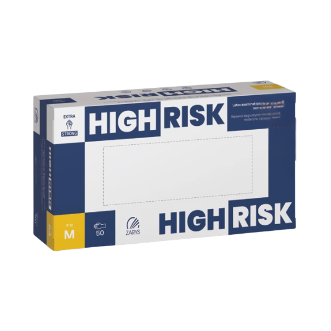 Untitled design-7 Латексови Ръкавици с Повишена Устойчивост - HIGH RISK - Без Пудра - Image 1