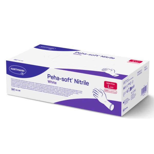 Нитрилни Ръкавици - Hartmann PH Soft - Бели - 200 бр.