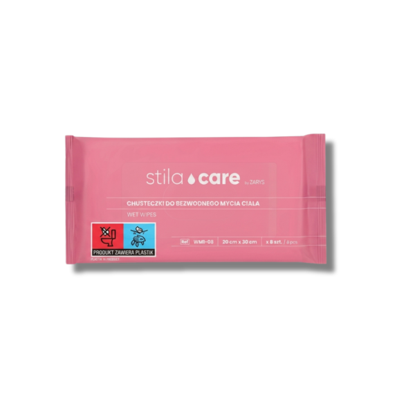Мокри кърпи за безводно почистване на тялото Stila Care – 8 бр.